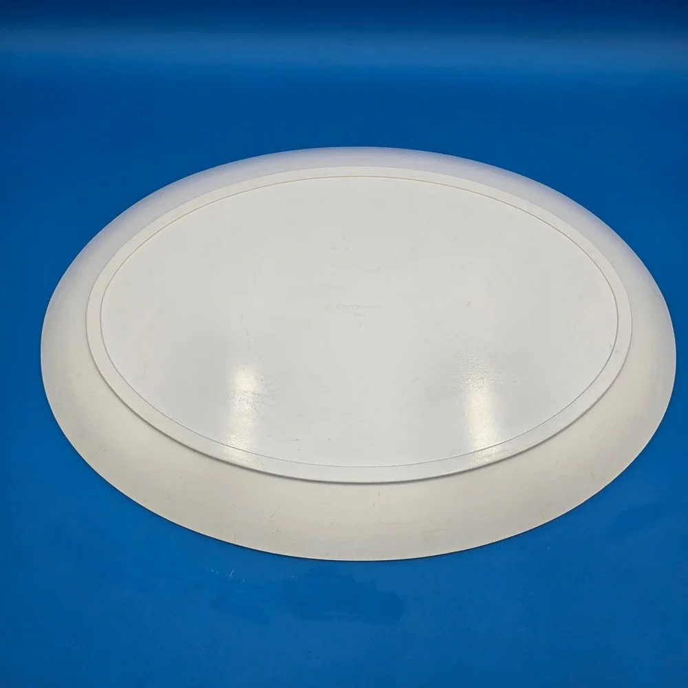 Vintage Brookpark 1521 Melmac BBQ Platter Oval 21 Retro Melamine Grill Tray